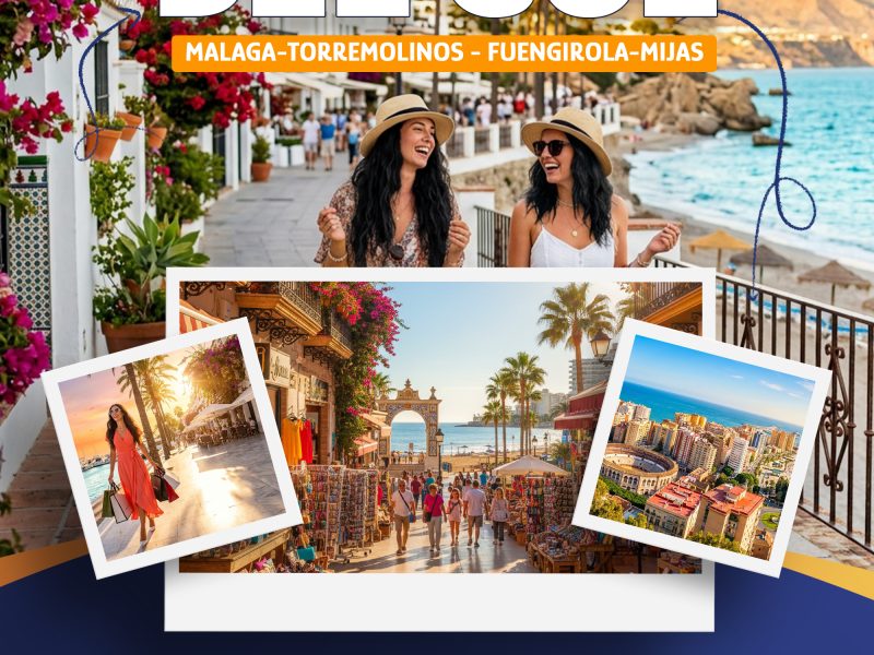 COSTA DEL SOL -MALAGA -TORREMOLINOS-FUENGIROLA- MIJAS (4J/3N)