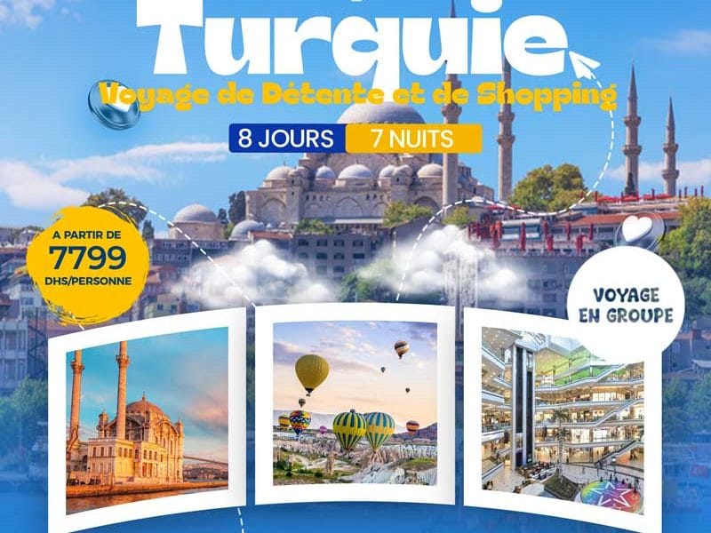 VOYAGE TURQUIE (8J/7N)