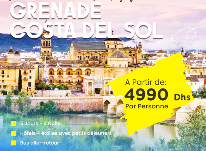 Grenade & Costa del Sol 05 JOURS / 04 NUITS