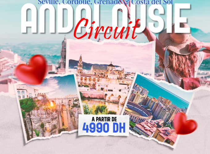 Circuit Espagne – Séville, Cordoue, Grenade & Costa del Sol (5J/4N)