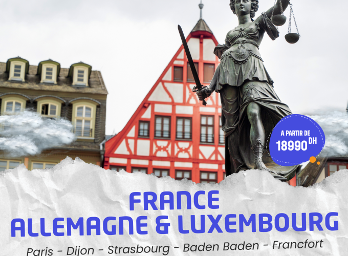 FRANCE – ALLEMAGNE & LUXEMBOURG (8J/7N)