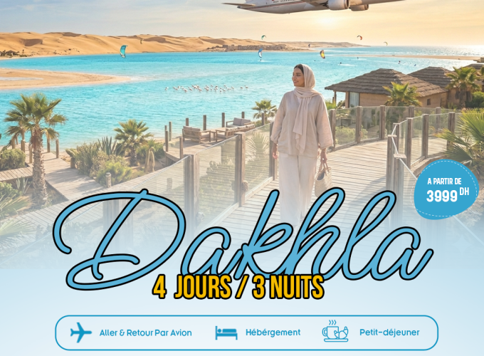 Séjour Dakhla – Vol Aller / Retour