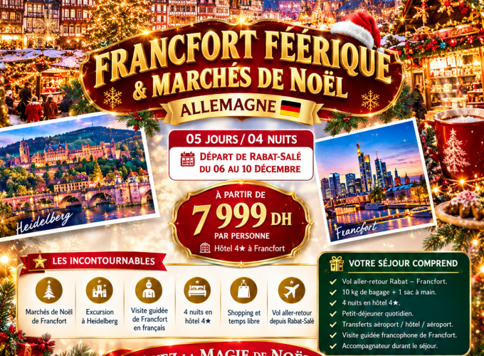 FRANCFORT FÉÉRIQUE & MARCHÉS DE NOËL